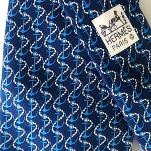 Hermès silk tie